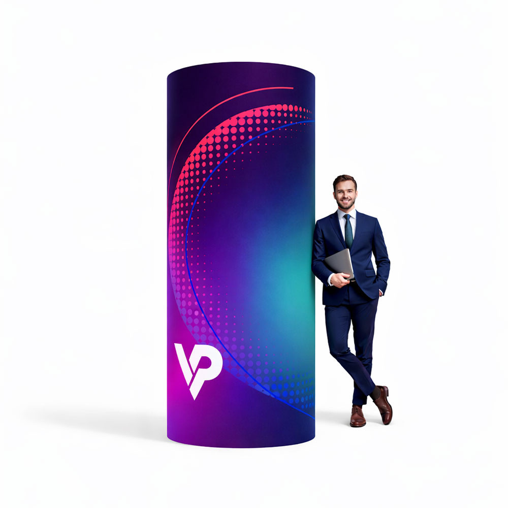 Pripučiamas reklaminis stulpas 3 m - Pripučiama kolona su individualia spauda