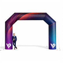 Reklaminiai pripučiami vartai 4x3 m su spauda | vprintshop.eu