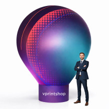 Reklaminis pripučiamas balionas 4 m su spauda | vprintshop.eu