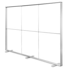 LED BOX Werbetafel 300x230cm - Lightbox Leuchtwand für Messen. Doppelseitiger Messestand mit Druck, Hintergrund