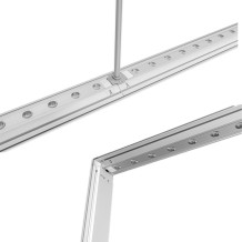 Reklamní panel LED BOX 300x230cm - osvětlená stěna Lightbox pro veletrhy. Oboustranný výstavní stánek s potiskem, pozadí