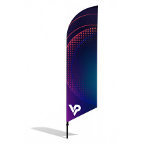 Beachflag flaga reklamowa Winder M - 350cm | Producent vprintshop.eu