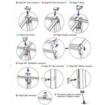 Set of connectors - MAGIC BOX for MEGA SEG system