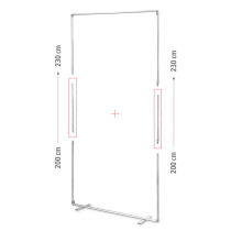 Pokladnička 2.3 - sada pro zvýšení systému MEGA SEG na 230 cm