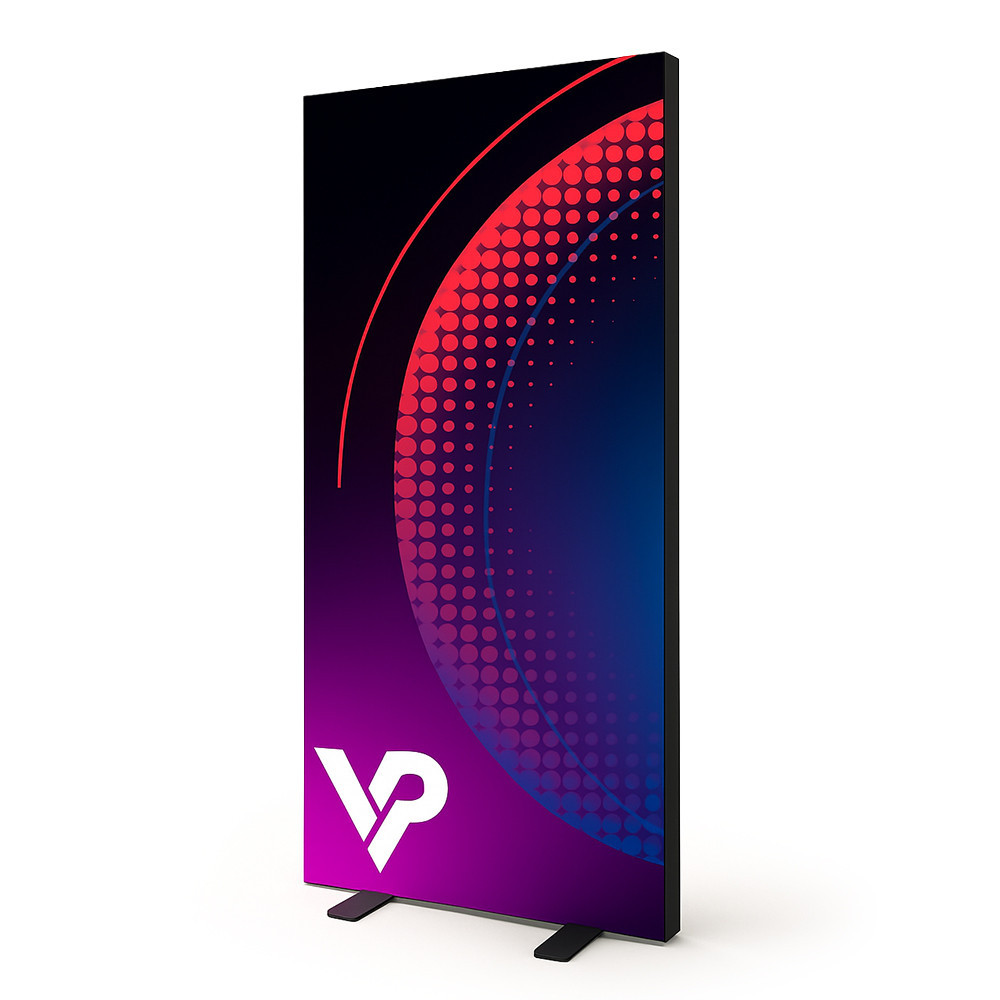 STAND LED BOX - CZARNY