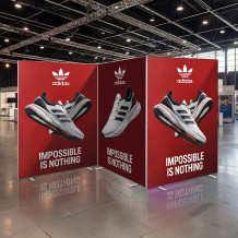 MEGA SEG 150x200 (iki 250 cm) reklaminė sienelė - 42 mm profilis | | | MEGA SEG VPrintShop