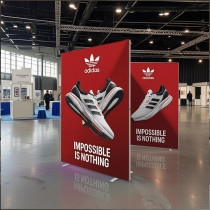 MEGA SEG 150x200 (iki 250 cm) reklaminė sienelė - 42 mm profilis | | | MEGA SEG VPrintShop
