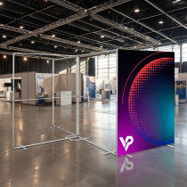 Ścianka reklamowa MEGA SEG 150x200 (do 250 cm) - profil 42 mm | VPrintShop