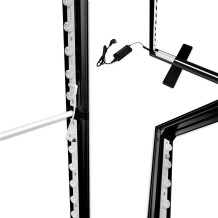 STAND LED BOX - NOIR | Vprintshop