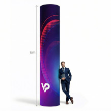 Perche publicitaire gonflable 6m - Colonne gonflable avec impression individuelle