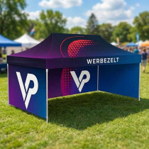 Reklamný stan na podujatie 3×4,5 m s plnofarebnou tlačou - VPrintShop