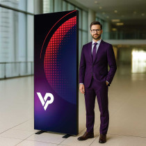 STOJAN LED BOX - ČIERNY | Vprintshop