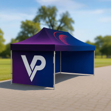 Reklamný stan na podujatie 3×4,5 m s plnofarebnou tlačou - VPrintShop