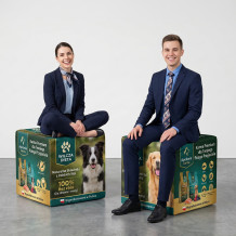 Kostka reklamowa z nadrukiem 50x50 twarda