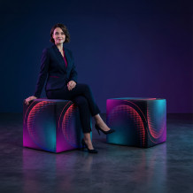 Kostka reklamowa z nadrukiem 50x50 twarda