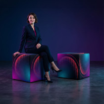 Kostka reklamowa z nadrukiem 50x50 twarda